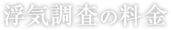 浮気調査の料金